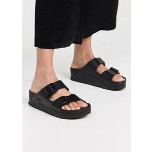 BIRKENSTOCK Arizona Flex Leather Platform